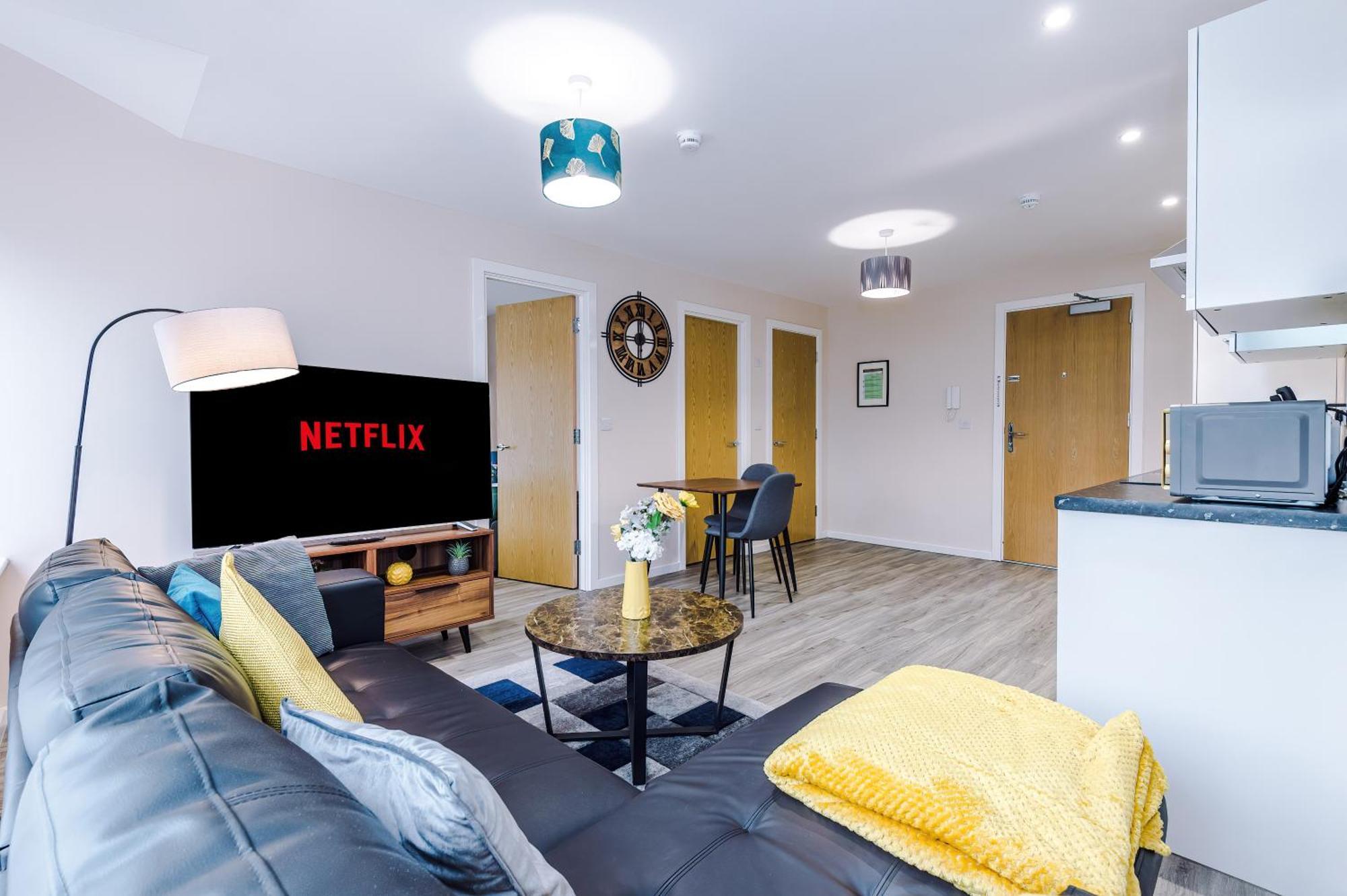 Modern Comfort - 1 Bedroom - Free Parking, Transit Links, Close To Stadiums Apartamento